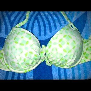 Victoria’s Secret Green Push-Up bikini top